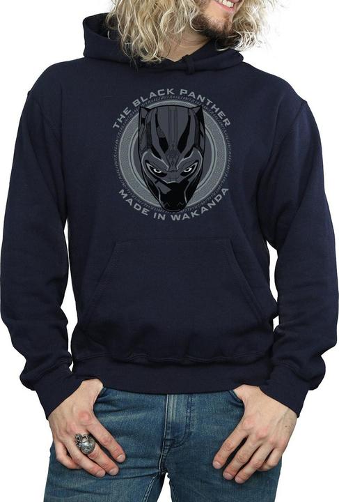 Actual product image Black Mens Made In Wakanda Cotton Hoodie (L)