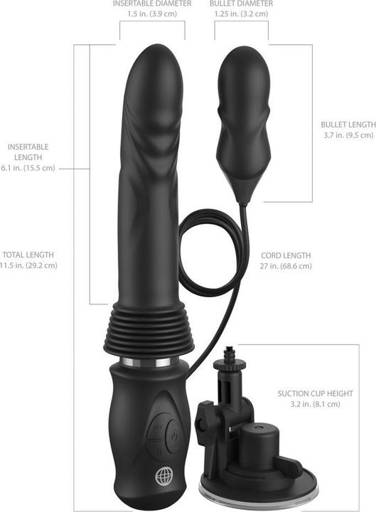 Actual product image Pipedream Ultimate Silicone Thruster