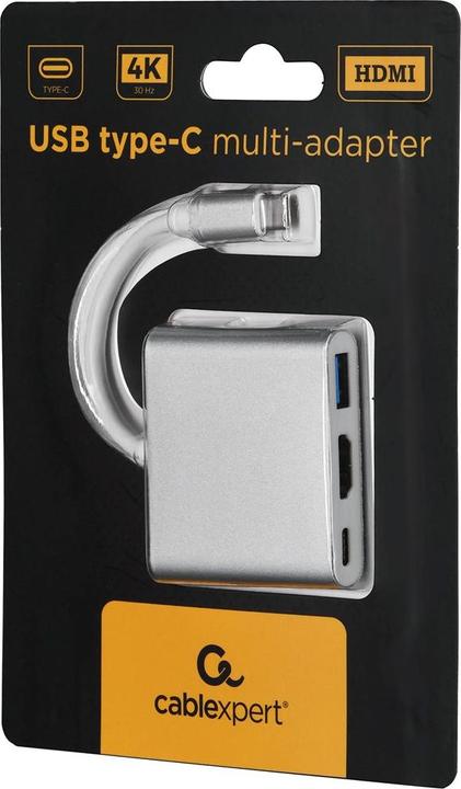 Immagine prodotto Gembird A-CM-HDMIF-02-SV (USB-C, 3 Porti)