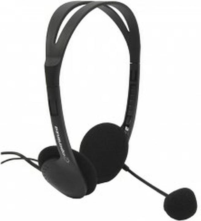 Actual product image Esperanza EH102 Headphones & Headset Wired Headband Call/Music Black (Cable)