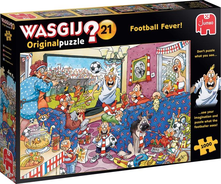 Actual product image Jumbo Puzzle Wasgij Original 21 Footba (1000 pieces)