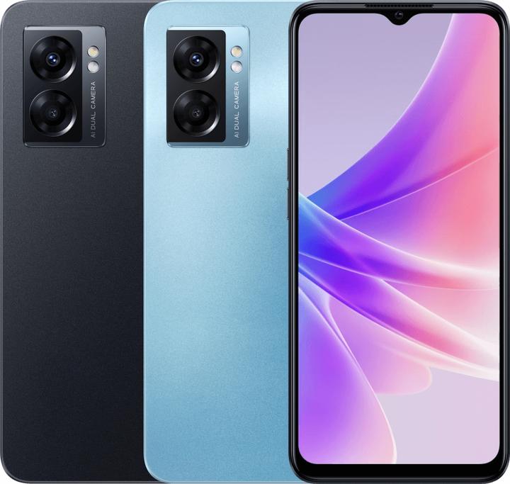 Actual product image OPPO A77 (64 GB, Ocean Blue, 6.56", Dual SIM, 48 Mpx, 5G)