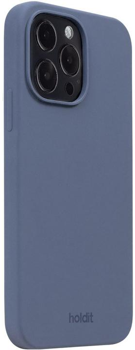 Productafbeelding Holdit Rug Cover Silicone iPhone 14 Pro Max Blauw (Apple iPhone 14 Pro Max)