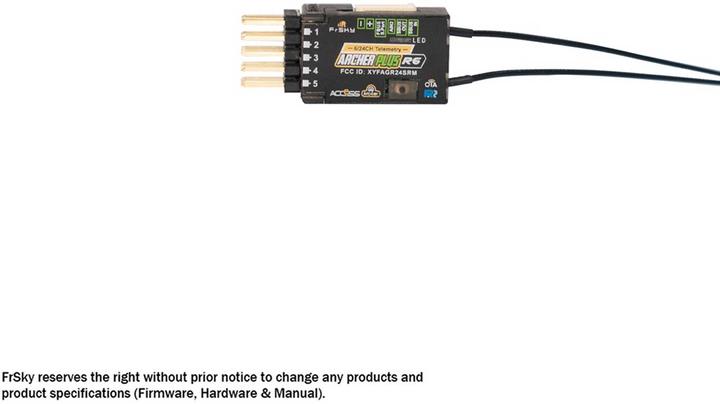 Produktbild FrSky Empfänger Archer Plus R6 2,4Ghz