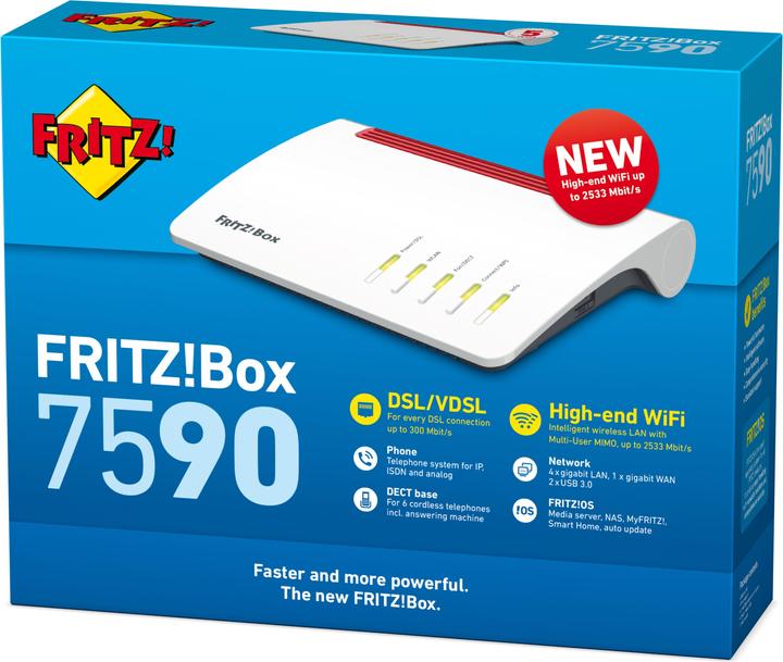 Actual product image AVM FRITZ!Box 7590 (International)
