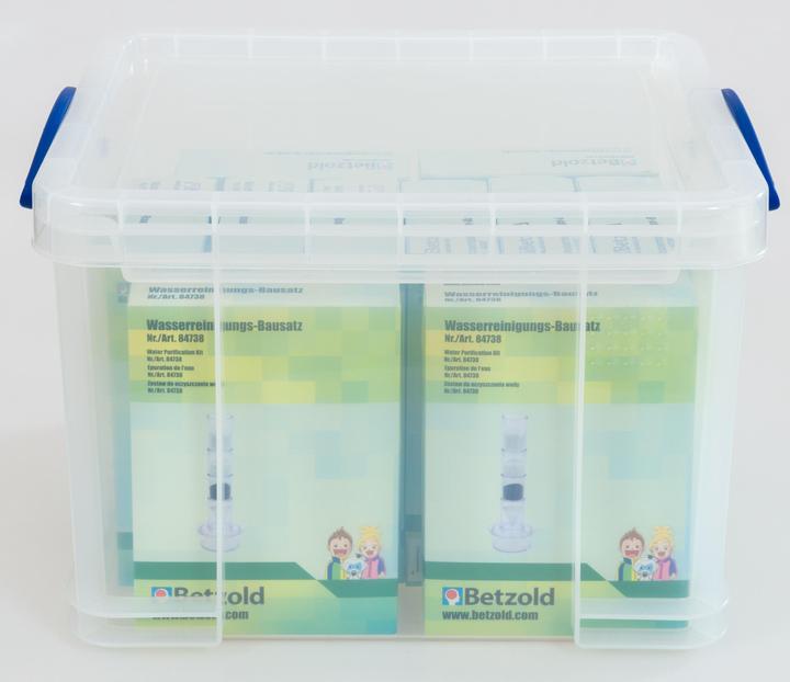 Image du produit Betzold Kit de filtration d'eau dans une boîte de transport