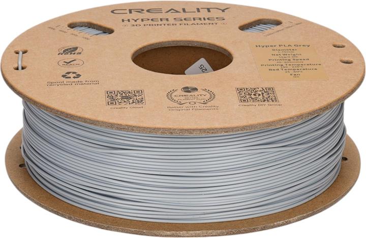 Actual product image Creality Hyper Speed (PLA, 1.75 mm, 1000 g, Grey)