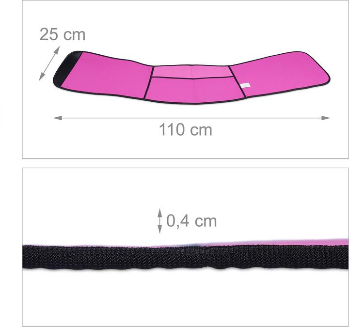 Actual product image Relaxdays Abdominal belt