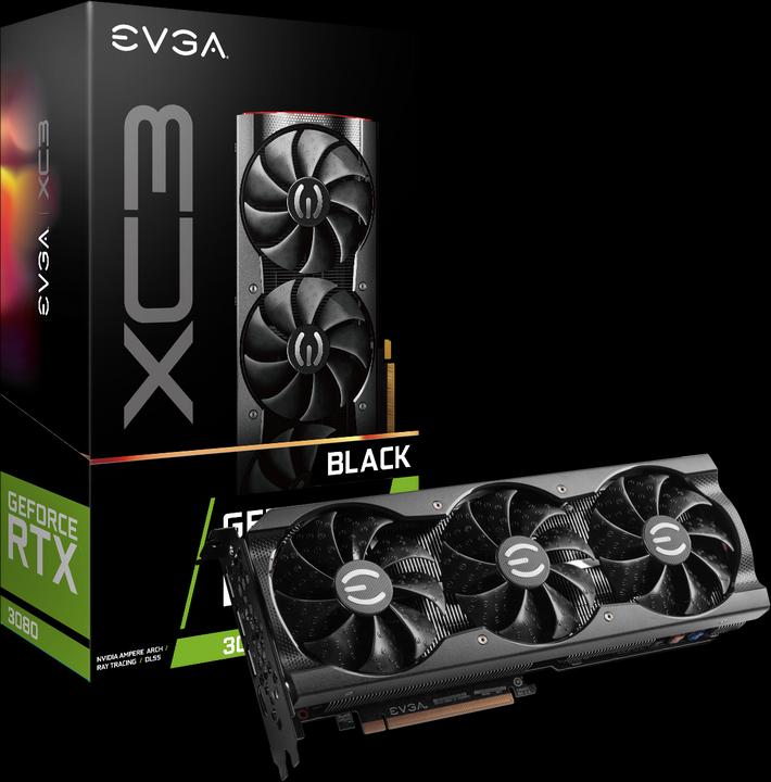Actual product image EVGA GeForce RTX 3080 XC3 Black Gaming (10 GB)