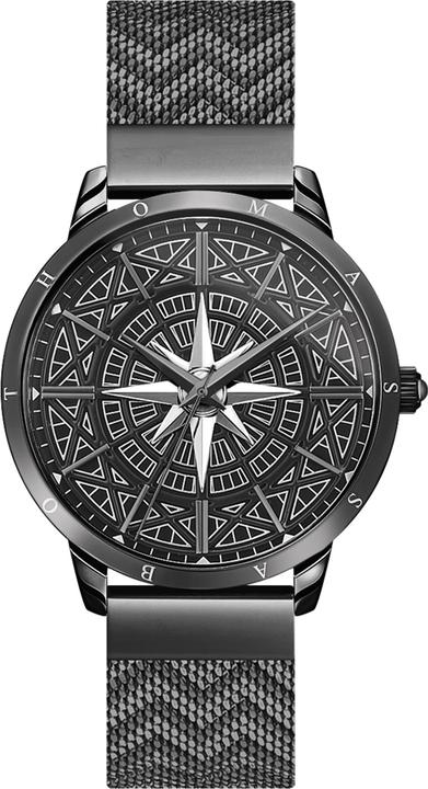 Actual product image Thomas Sabo Men watch Spirit Cosmos compass black (Analogue wristwatch, 41 mm)