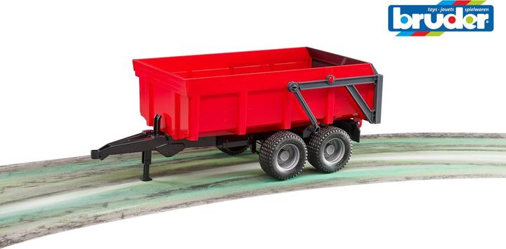 Actual product image Bruder Trough tipping trailer with automatic rear wall