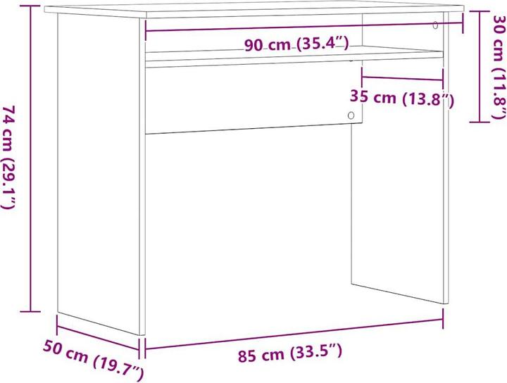 Image du produit VidaXL Bronwyn (90 x 50 x 74 cm)