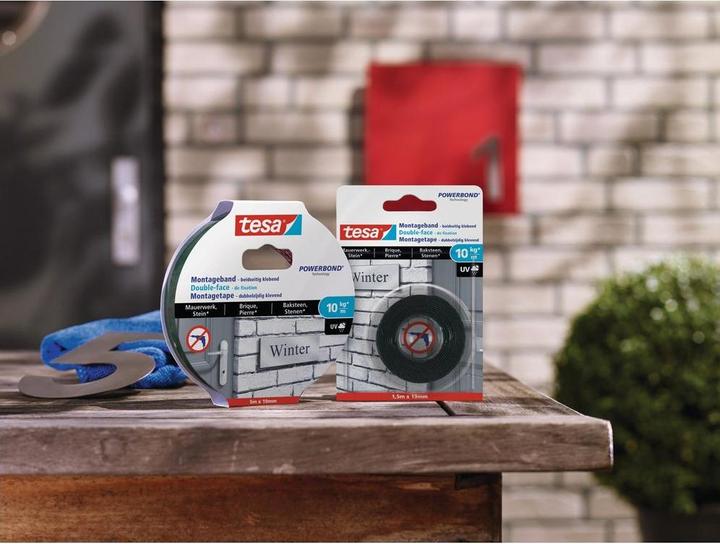 Actual product image tesa Powerbond double-sided mounting tape for brick & stone (19 mm)