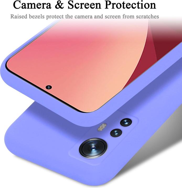 Image du produit Cadorabo TPU Liquid Silicone Case Housse pour Xiaomi 12 / 12X (Xiaomi 12X)