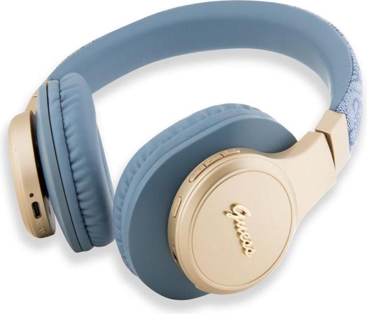 Immagine prodotto Guess Wireless Leather Headphone with Metal Logo (Nessuna soppressione del rumore, 32 h, Senza fili)