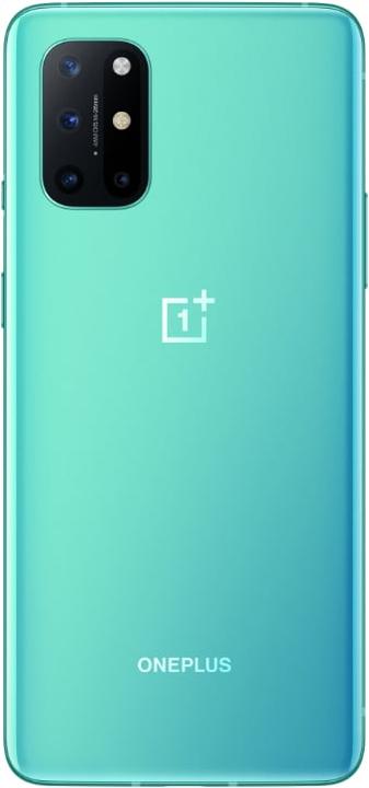 Produktbild OnePlus 8T (8GB) (128 GB, Aquamarine Green, 6.55", Dual SIM, 48 Mpx, 5G)