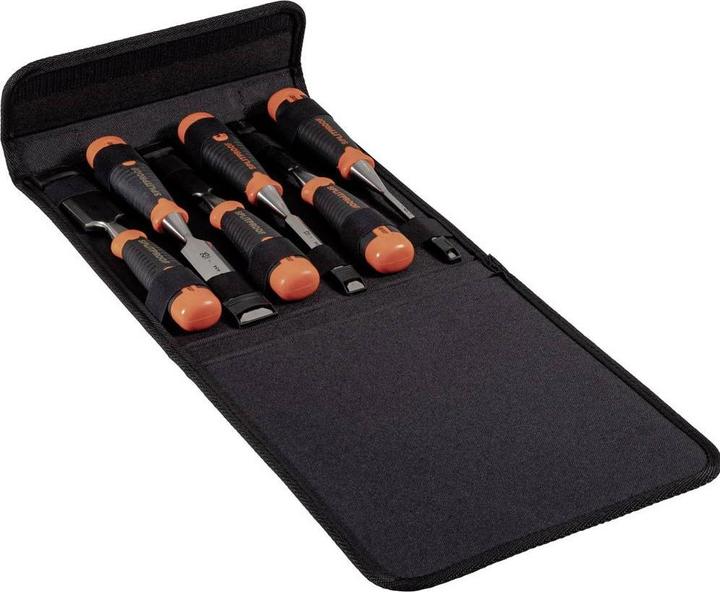 Bahco ERGO - impact-resistant chisel set - 6-piece/polyester bag (32 mm)