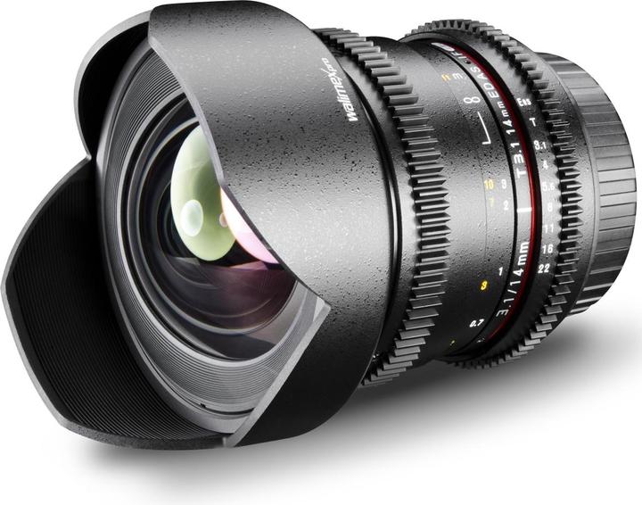 Image du produit Walimex 14/3.1 Vidéo DSLR Sony E (Sony E, APS-C / DX, Plein format, Micro Four Thirds)