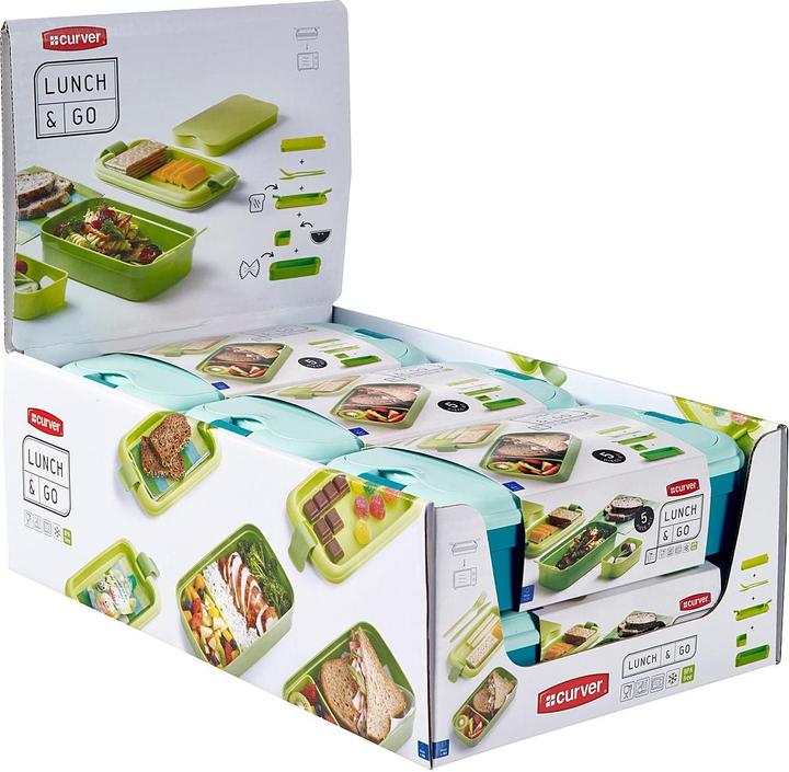 Actual product image Curver Lunchbox 'Lunch & go' inkl. Besteck