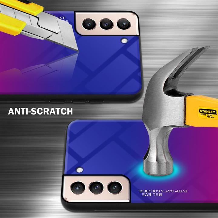 Productafbeelding Cadorabo TPU 2 kleuren glasdekking (Samsung Galaxy S21+)
