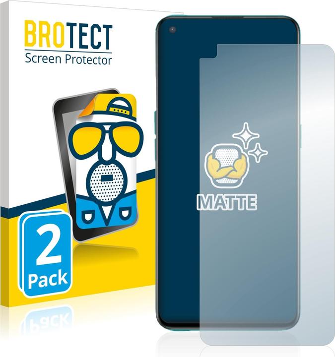 Productafbeelding BROTECT Antireflecterende schermbeschermer mat (2 Stuk, OnePlus Noord-CE 5G)