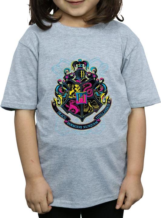 Immagine prodotto Neon Hogwarts Crest Maglietta Ragazze (152, 158)
