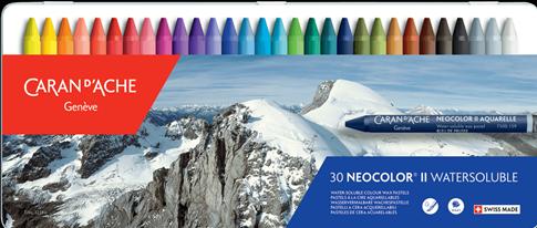 Immagine prodotto Caran d'Ache Neocolor II Aquarelle Metallschachtel (Multicolore, 30 x)