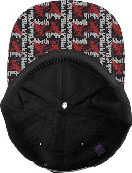 Produktbild Black Sabbath Snapback Mütze Logo (One Size)
