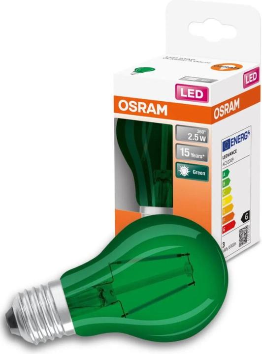Produktbild Osram Led Star Décor Classic A (E27, 2.50 W, 45 lm, 1 x, G)