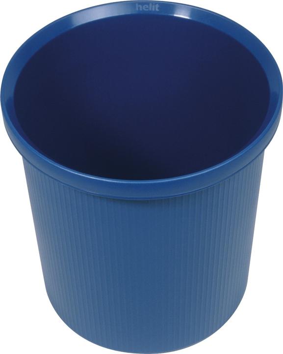 Productafbeelding Helit Plastic prullenmand met gestreept ontwerp (18 l)