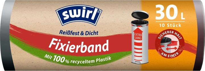 Swirl Fixing tape garbage bag (10 x, 30 l)
