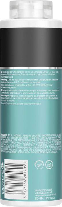 Actual product image John Frieda Volume Lift (500 ml, Liquid shampoo)