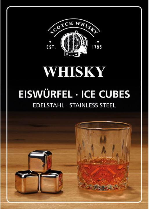 Immagine prodotto G. Wurm Set di cubetti di ghiaccio per whisky in acciaio i (Pietre di whisky)