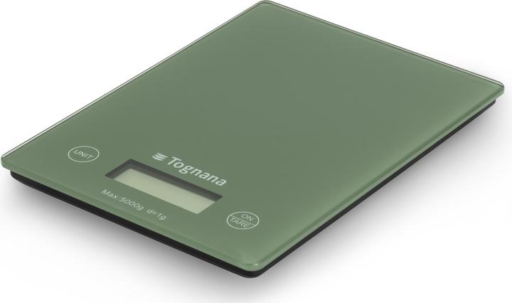 Image du produit Tognana Balance de cuisine Iridea avec écran LCD et touches tactiles, vert sauge