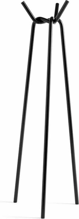 Black powder-coated