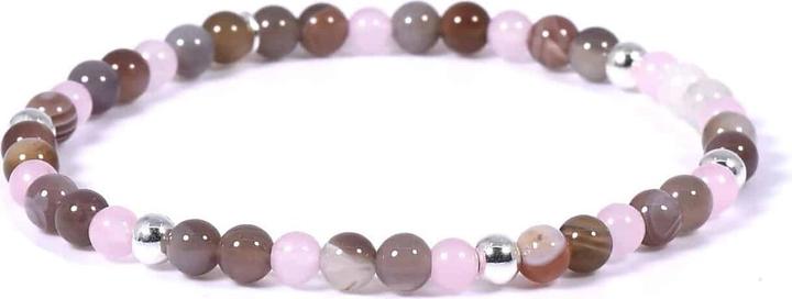 Produktbild Balibay Mia (18 cm, 925 Sterling Silber, Rosenquarz, Edelstein, Achat)