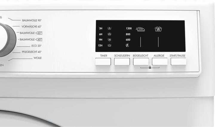 Produktbild Sharp ES-HFA6122W2-DE (6 kg, Links)