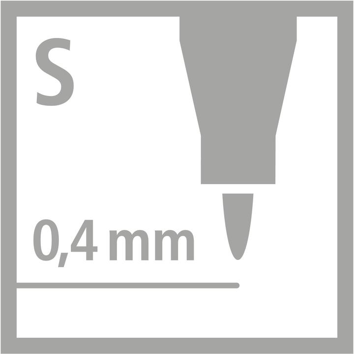 Image du produit STABILO Stylo permanent OHPen universal (Noir, 0.40 mm, 1 x)