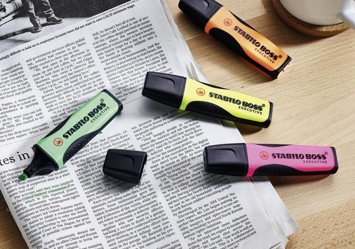 Actual product image STABILO BOSS EXECUTIVE highlighter (Yellow, 5 mm, 1 x)