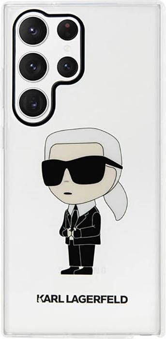 Immagine prodotto Karl Lagerfeld KLHCS23LHNIKTCT S23 Ultra S918 custodia rigida trasparente Ikonik (Samsung Galaxy S23 Ultra)