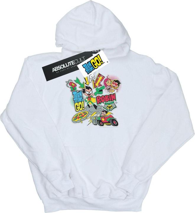 Produktbild Teen Titans Go Robin Montage Kapuzenpullover (S)