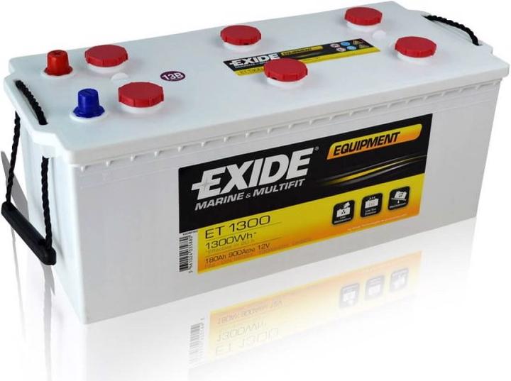 Image du produit Exide Batterie d'équipement (semi-traction) ET1300 (12 V, 180 Ah)