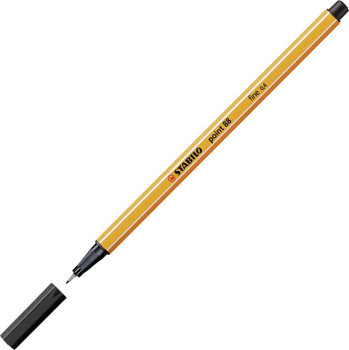 Produktbild STABILO point 88 Fineliner (Schwarz, 1 x)