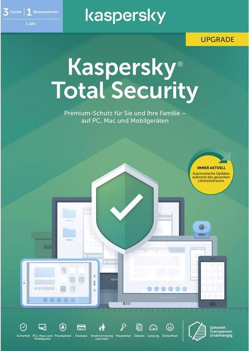 Actual product image Kaspersky Total Security 2020 (3 User, 12 months)