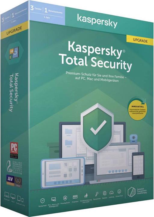 Actual product image Kaspersky Total Security 2020 (3 User, 12 months)