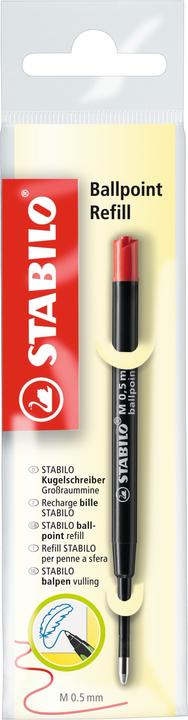 Produktbild STABILO Ballpoint Refill Kugelschreiber Grossraummine (Ersatzmine, Rot, 0.50 mm)