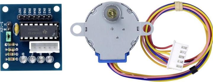 Actual product image Tru Components Stepper motor with 5V/DC and driver board ULN2003