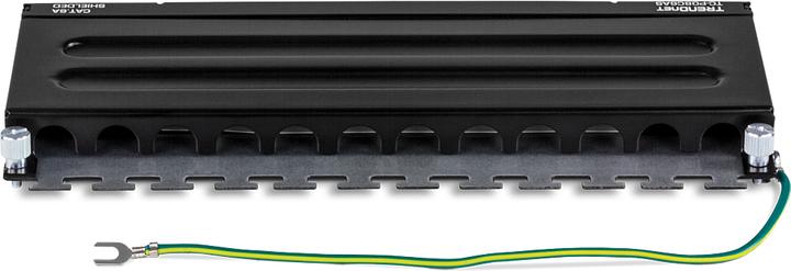 Actual product image Trendnet 8-port shielded patch panel for wall mounting