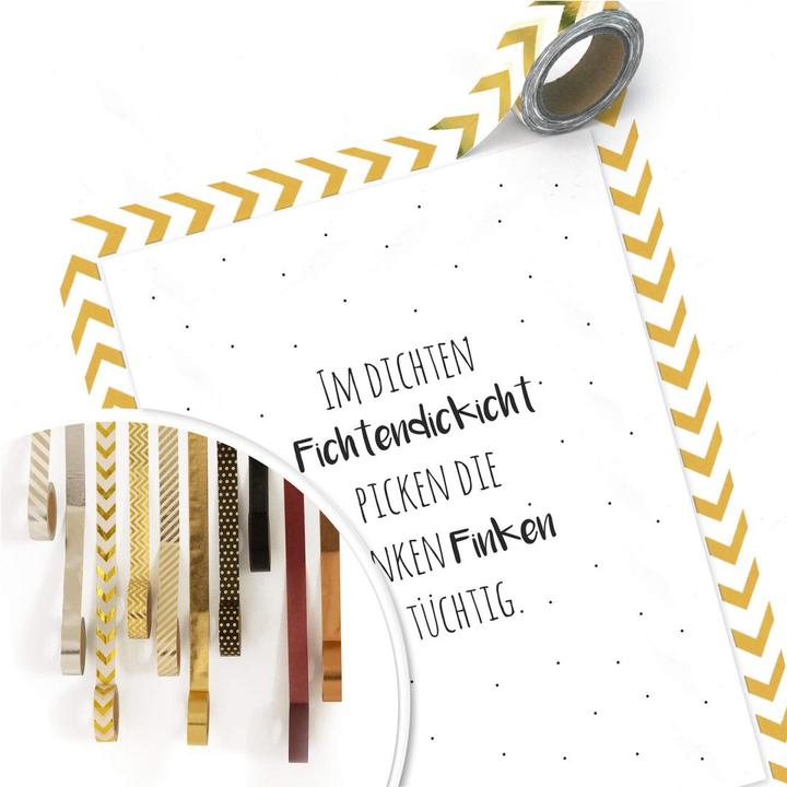 Produktbild Trenddeko Zungenbrecher - Im dichten Fichtendickicht (30 x 40 cm)