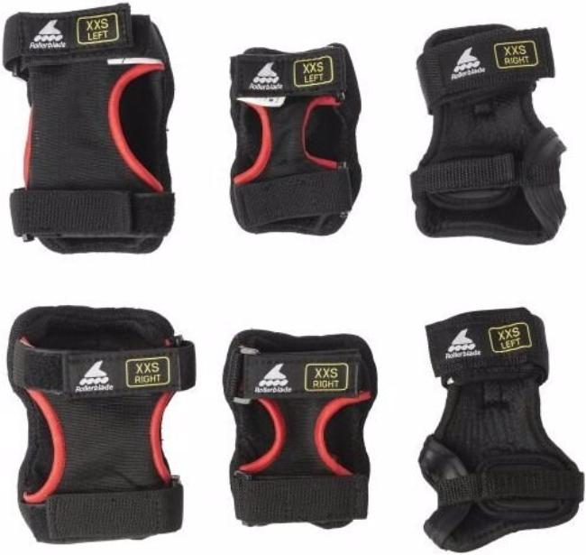 Actual product image Rollerblade Gear (3XS, Wrist protectors, Knee pad, Elbow protectors, Unique specimen)